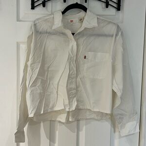 Levi’s Cropped Button Up
